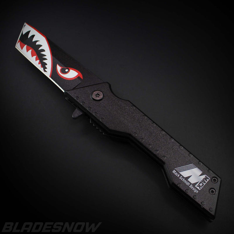 Mack Schmidt Bomber Shark | Spring Assisted Pocket Knife