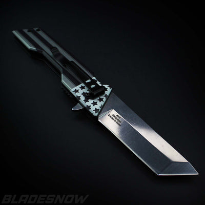 Stainless steel patriot spring assisted knife