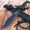 Tactical hunting Black Knife with cover
