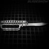 Giant Goliath Silver Butterfly Trench Knife (sharp)