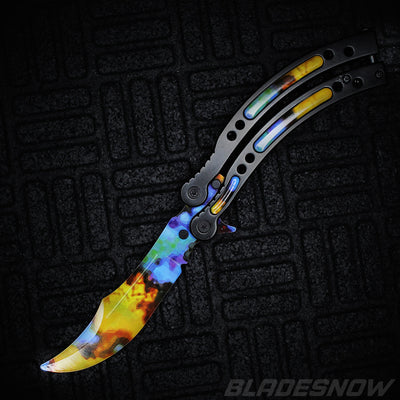 Case Hardened Video Game IRL Butterfly Trainer (not sharp)