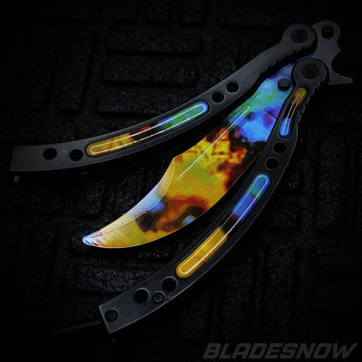 Case Hardened Video Game IRL Butterfly Trainer (not sharp)