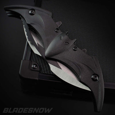 Bat Twin Blade Spring Assisted Knife