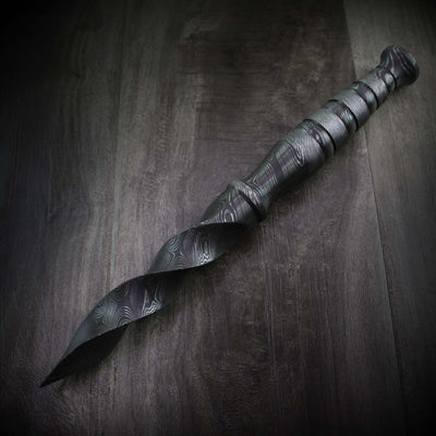 Kris Steel Blade Twisted Dagger at bladesnow