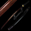 Red Katana sword with stand