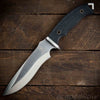 G10 full tang constructed fixed blade knife
