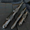 Black tactical pen aluminium made