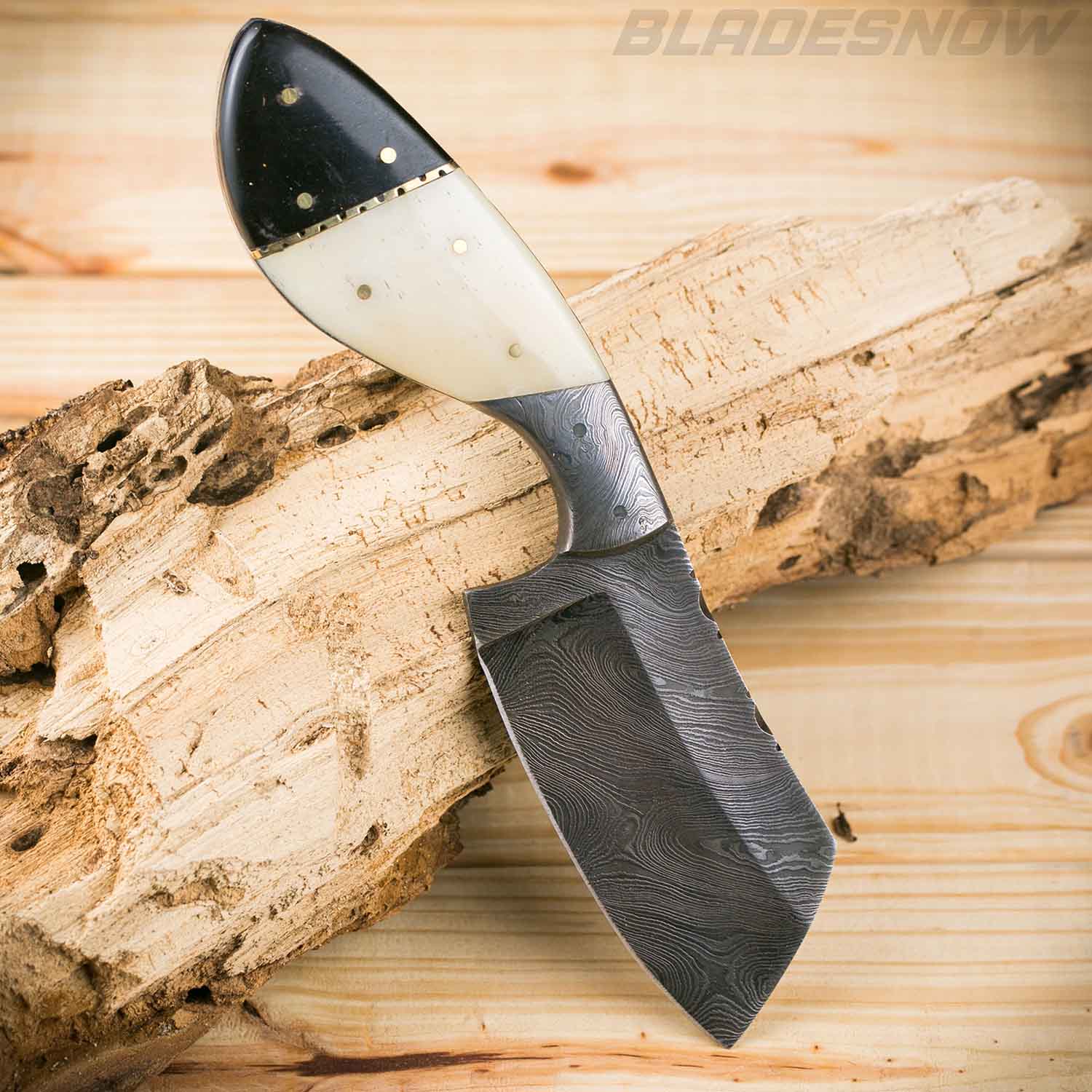 Damascus Steel Fixed Knife blade