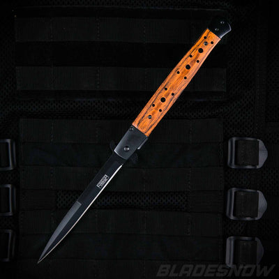 sharp blade tactical spring assisted knife