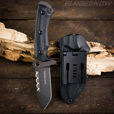 Combat Tactical black knife Tanto G10