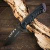 Sharp fixed blade tactical knife