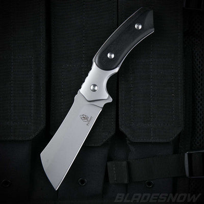 Fixed blade hunting stainless steel blade cleaver