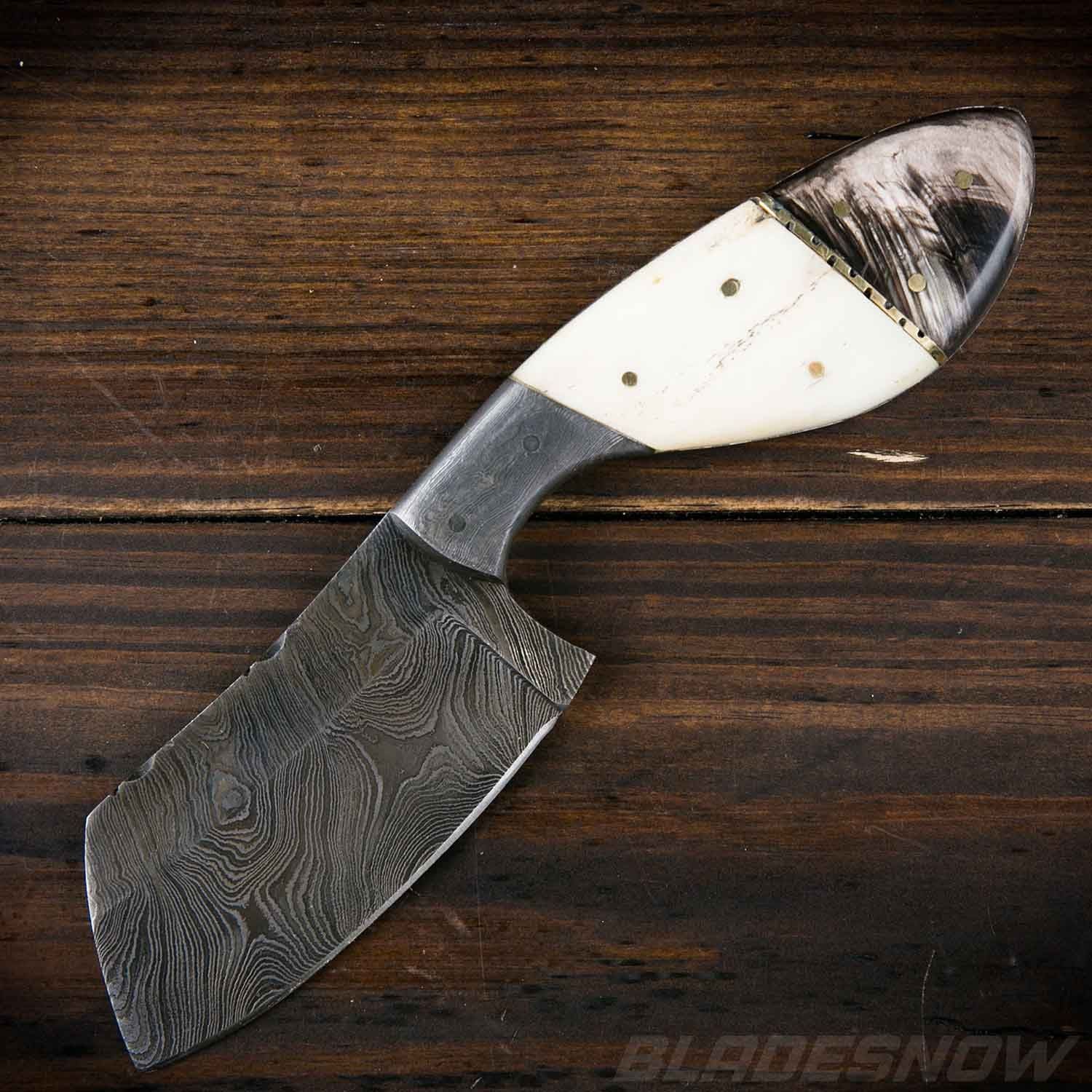 Damascus  Fixed Hunting Knife